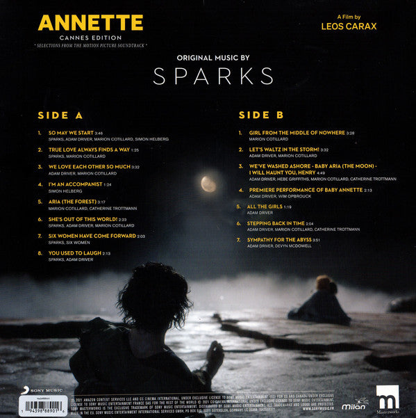 Sparks : Annette (Cannes Edition - Selections From The Motion Picture Soundtrack) (LP, Album, S/Edition, Gre)