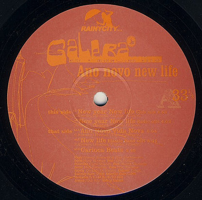 Galera : Ano Novo New Life (12")