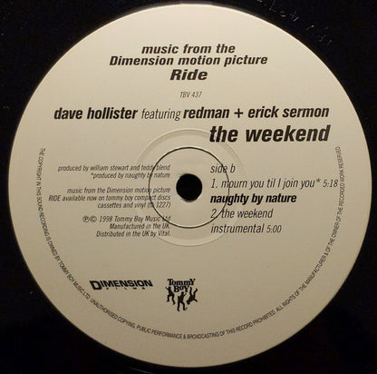 Various : Ride (Music From The Dimension Motion Picture) (12")