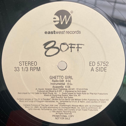 8-Off : Ghetto Girl (12", Single, Promo)