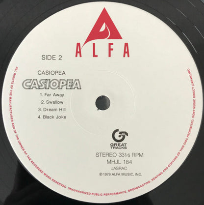 Casiopea : Casiopea (LP, Album, RE, RM)