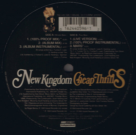 New Kingdom : Cheap Thrills (Live Version) (12")