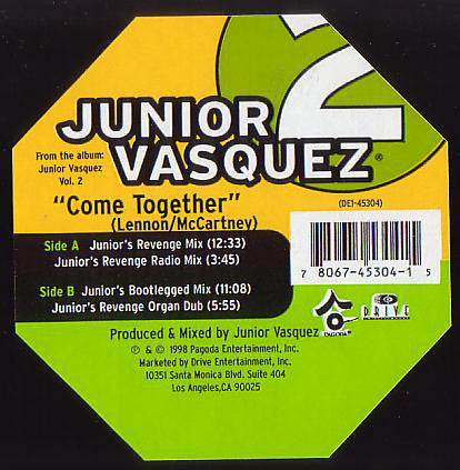 Junior Vasquez : Come Together (12")