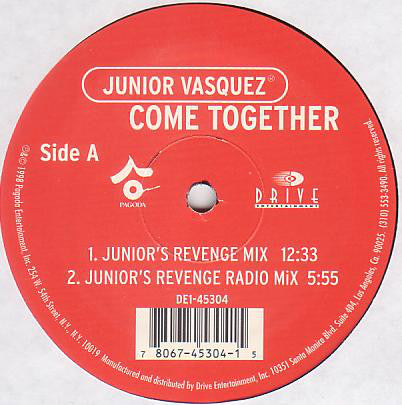 Junior Vasquez : Come Together (12")