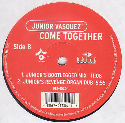 Junior Vasquez : Come Together (12")