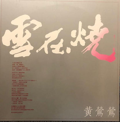 黃鶯鶯* : 雪在燒 (LP, Album, Ltd, Num, RE, Mad)