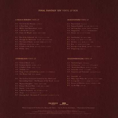 Masayoshi Soken : Final Fantasy XIV Vinyl LP Box (LP + LP + LP + LP + Box, Album)