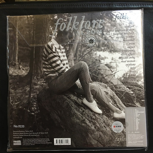 Taylor Swift = Taylor Swift : Folklore = 民间故事 (2xLP, Album, Dlx, Num, Gre)