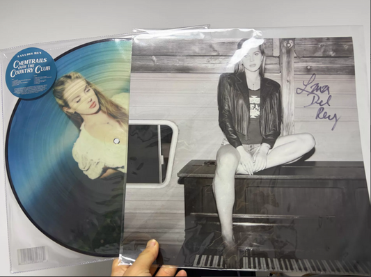 Lana Del Rey – Chemtrails Over The Country Club Blue Vinyl Signed Poster Set