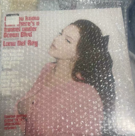 Lana Del Rey – Did You Know That There’s A Tunnel Under Ocean Blvd Signed Poster Green Vinyl Set