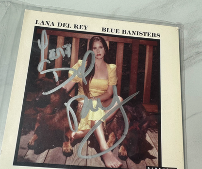 Lana Del Rey – Blue Banisters Signed Insert