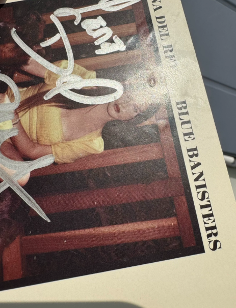Lana Del Rey – Blue Banisters Signed Insert