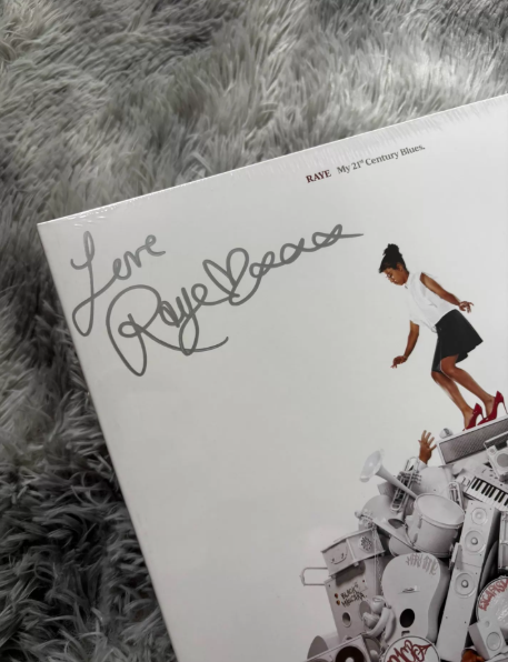 RAYE – My 21st Century Blues Signed Black Vinyl LP Sealed