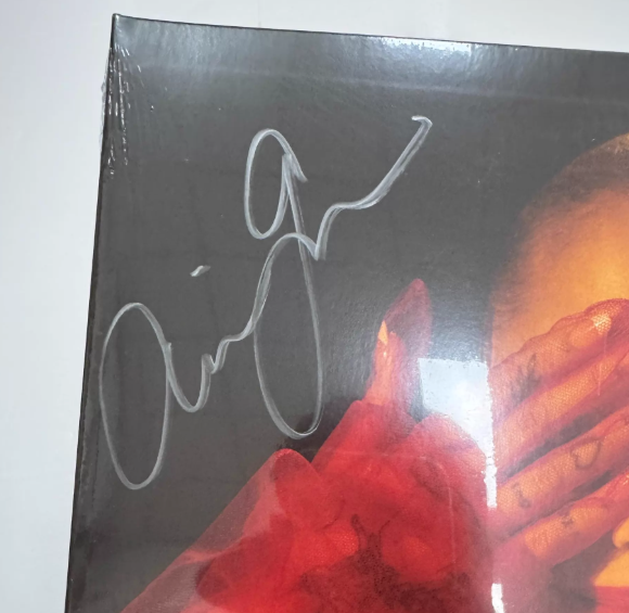 Ariana Grande – Eternal Sunshine signed vinyl LP.