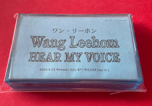 Wang Leehom - HEAR MY VOICE (Japanese Promo Cassette Tape, SICL-87, Sealed)