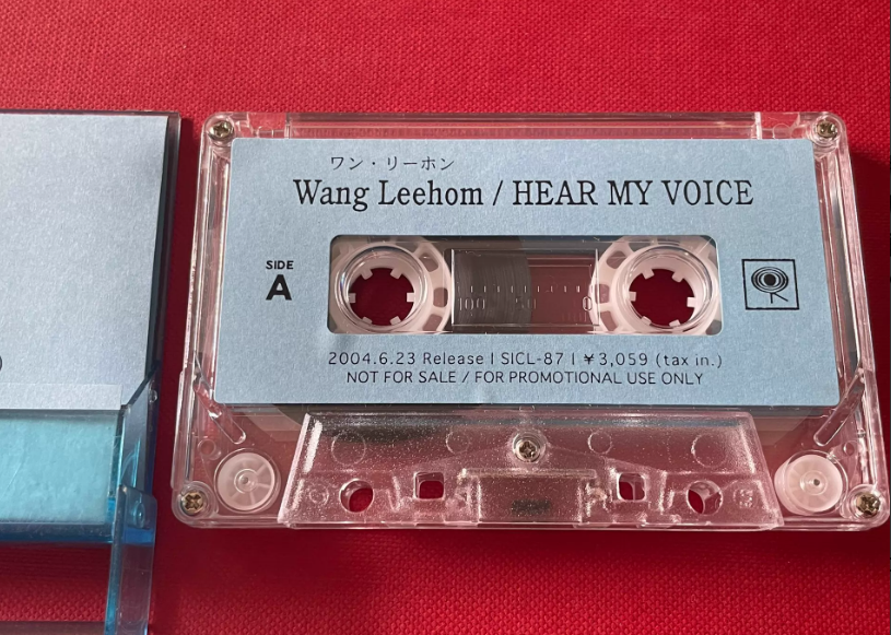 Wang Leehom - HEAR MY VOICE (Japanese Promo Cassette Tape, SICL-87, Sealed)
