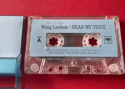 Wang Leehom - HEAR MY VOICE (Japanese Promo Cassette Tape, SICL-87, Sealed)