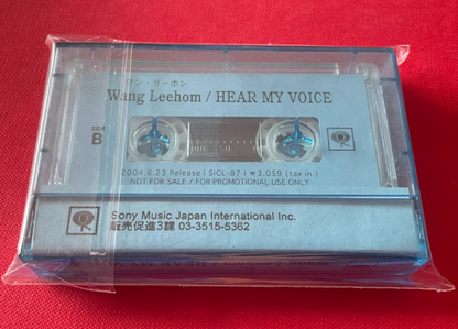 Wang Leehom - HEAR MY VOICE (Japanese Promo Cassette Tape, SICL-87, Sealed)
