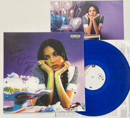 Olivia Rodrigo - SOUR (Signed Blue Vinyl LP)