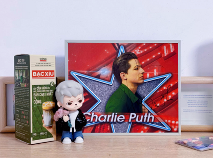 Charlie Puth Autographed Framed Photo Print