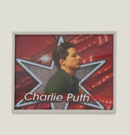 Charlie Puth Autographed Framed Photo Print