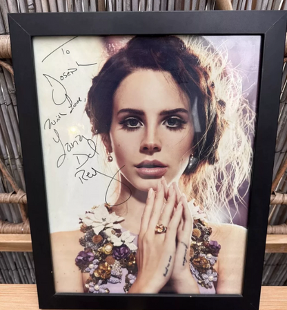Lana Del Rey - 2015 Honeymoon Era Personalized Signed Poster