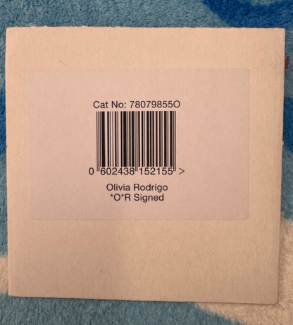 Olivia Rodrigo - SOUR Signed Art Card (Limited Edition, Blue Ink)