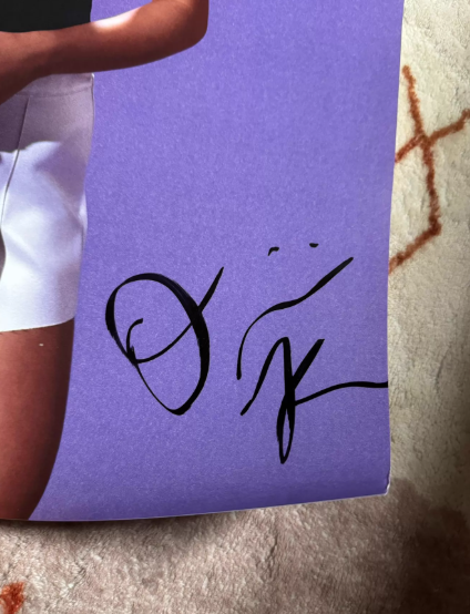 Olivia Rodrigo - GUTS Australian Exclusive Signed A2 Poster