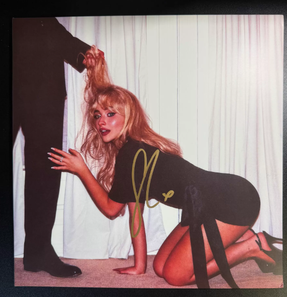 Sabrina Carpenter - Man's Best Friend Signed Blue Vinyl LP (In-Store Exclusive)