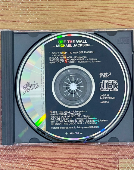 Michael Jackson - Off The Wall (Japan 1st Press 3500 Yen CD, Used)