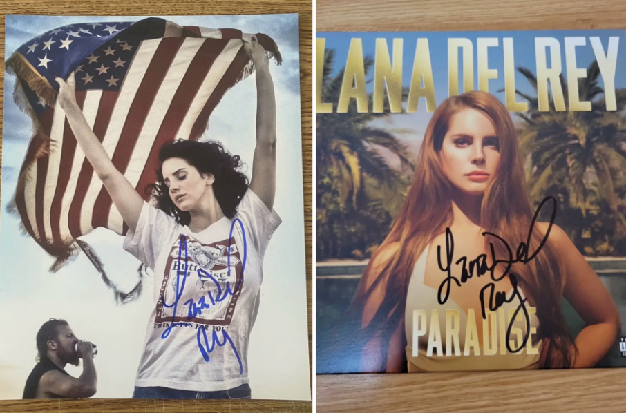 Lana Del Rey - Paradise Signed Vinyl LP + Signed Poster Bundle
