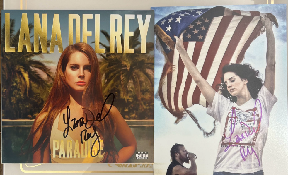 Lana Del Rey - Paradise Signed Vinyl LP + Signed Poster Bundle