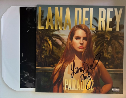 Lana Del Rey - Paradise Signed Vinyl LP + Signed Poster Bundle
