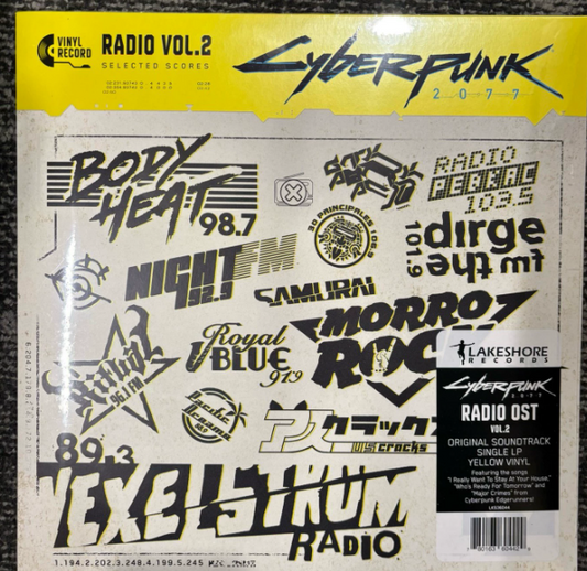 Cyberpunk 2077 - Radio Vol. 2 (Selected Scores) Yellow Vinyl LP