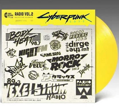Cyberpunk 2077 - Radio Vol. 2 (Selected Scores) Yellow Vinyl LP