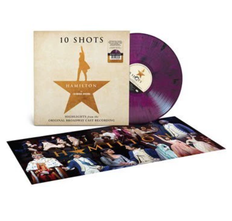 Hamilton - 10 Shots (Highlights from the Original Broadway Cast Recording) Limited Edition Purple Marbled Vinyl LP