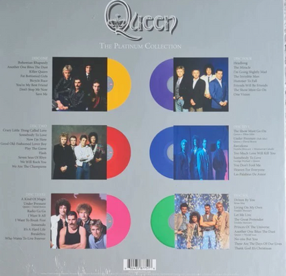 Queen  - The Platinum Collection 6LP Colored Vinyl Box Set