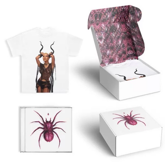Doja Cat - Scarlet Limited Edition CD + L-Size T-Shirt Gift Box + Japanese Edition CD with Postcard (M/NM)