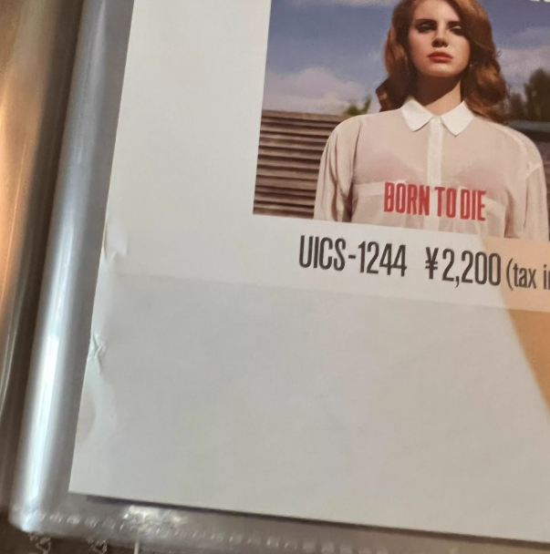 Lana Del Rey - Born to Die (Japanese Promo Poster, B2 Size)