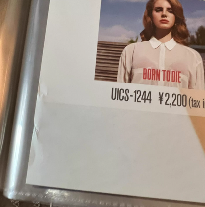 Lana Del Rey - Born to Die (Japanese Promo Poster, B2 Size)