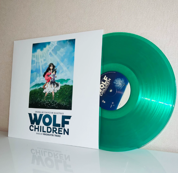 Wolf Children - Original Soundtrack (Green Transparent Vinyl LP, Opened）