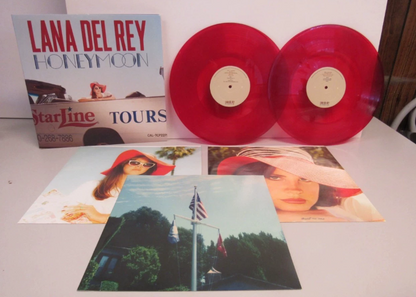 Lana Del Rey - Honeymoon (Hand-Signed 2LP, Unplayed Vinyl With Bonus Red LP)