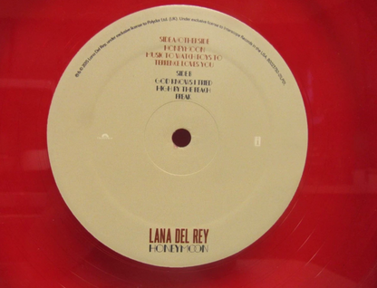 Lana Del Rey - Honeymoon (Hand-Signed 2LP, Unplayed Vinyl With Bonus Red LP)