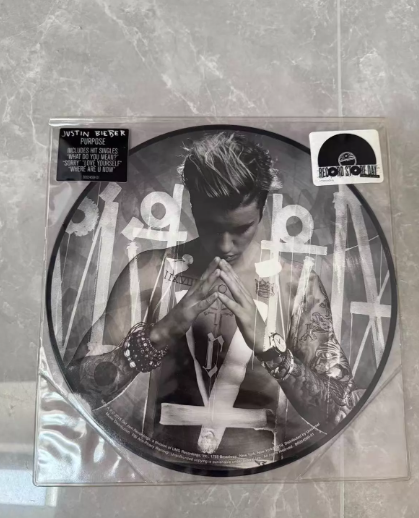 Justin Bieber - Purpose (RSD Limited Picture Disc LP, Sleeve Cracked)