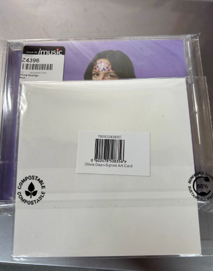 Olivia Dean - The Art Of Loving (Official Hand-Signed Art Card, Original Barcode Packaging Included)