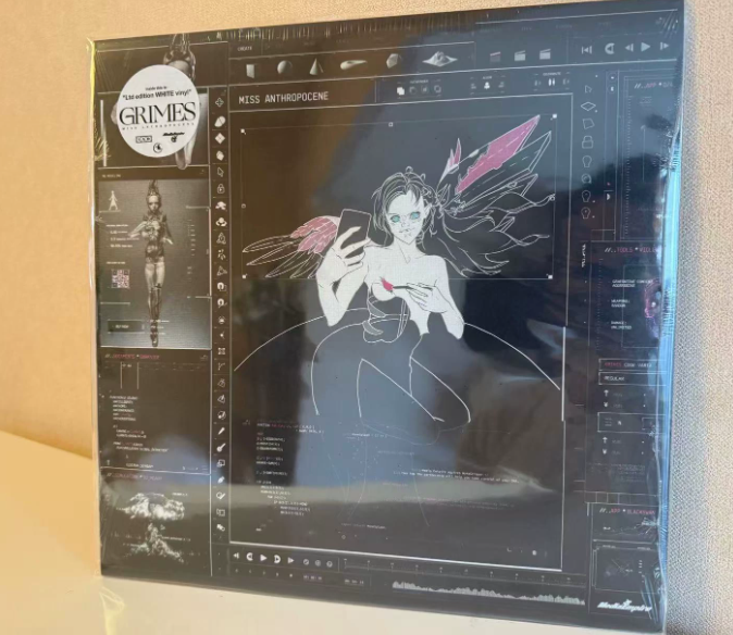 Grimes - Miss Anthropocene LP, limited white vinyl, new sealed