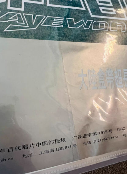 Faye Wong - Chang You (Mainland China B2 Vintage Promo Poster, Fold Crease)