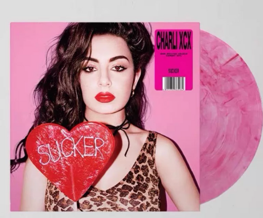 Charli XCX - Sucker (UO Exclusive Pink Smoke Swirl Vinyl LP, Sealed )