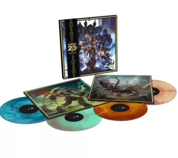 Various - World Of Warcraft 20th Anniversary Orchestral Concert (Limited Multi-Color 4LP Box Set, Factory Sealed )