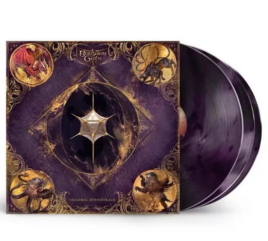 Various - Baldur's Gate 3 Original Soundtrack (3LP Purple Marbled Colored Vinyl Box Set, Factory Sealed )
